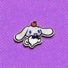 Sanrio Cinnamoroll Sticker Patch 1.5” - Apple Blue Bow, Kawaii