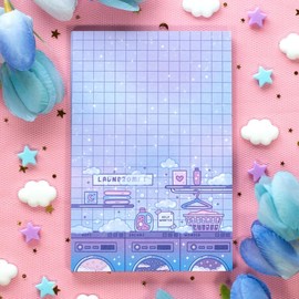 Notepad - 4 in x 6 in, 50 Sheets, NOT Sticky:_Haunted House