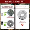 Romon Bicycle Chain Whip, Bicycle Chain Disassembly Tools Kit with
