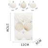 Shatterproof Christmas Ornaments Set – 6/12pcs Velvet Christmas Tree Hanging