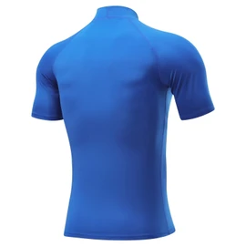Sillitor Rash Vest Mens Short Sleeve Sun Protection Swimming Shirts for Men Compression Base Layer Mens Rash Guard for Surf Diving Wetsuit Cycling,Quick Dry High Wicking Breathable Blue S