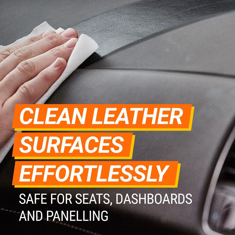 Armor All, 24 Beeswax Leather Wipes, Keeps Leather Looking New