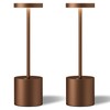 TBBGA 2 Pack Cordless Table Lamps, 5000mAh Rechargeable Battery Powered