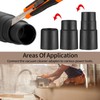Universal Shop Vacuum Cleaner Hose Adapter, 3 Pieces Vacuum Hose
