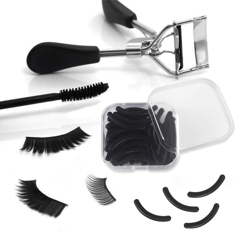 30 Stück Wimpernzange Ersatzpads Ersatzgummis für Wimpernzange Ersatz Silikon Gummi