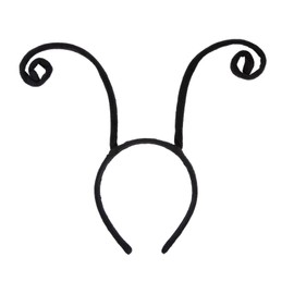 Diadema de antena de mariposa, bonito accesorio de disfraz de mariposa para niños y adultos, perfecto para Halloween, disfraces, cosplay y fiestas temáticas, color negro