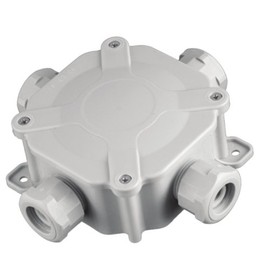 Junction Box Junction Box Wet Room Junction Box Surface-Mounted White IP67 PG16