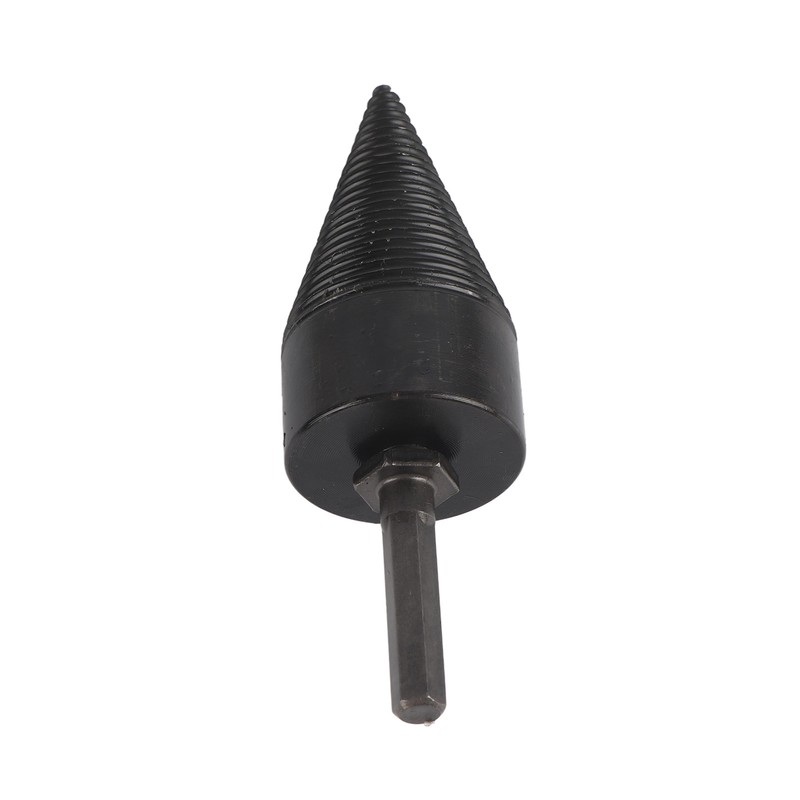 Firewood Drill Bit Wood Log Splitter Carbon Steel Cone Hex