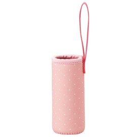 Skater WSSC1 Mini Bottle Cover, Water Bottle Case, Water Bottle Cover, Sweet Dot, Pink, For 4.2 fl oz (120 ml)