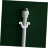 Gadpiparty 3sets U Shaped Pipe Clamps Durable Pvc Tube Bracket