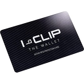 I-CLIP RFID Blocker Card, black, rfid wallet