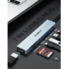 USB C Hub,7 in 1 USB C to HDMI Splitter,4K@60HZ
