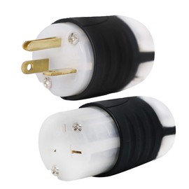 Iron Box NEMA 6-20 Plug and Connector Set for 20A, 250V, UL Listed, IBX-620PR