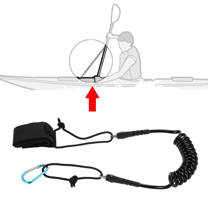 Lixada, Kayak, Canoe Leashes dopadoruri-syu Elastic Coil Boat Safety roddori-syu
