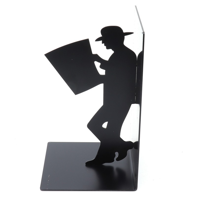 Wrought Iron Figure Book Stand Readers Book Stand Bookshelf Ornaments
