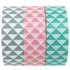 Wrapables Vector Triangles Japanese Washi Masking Tape (Set of 3),