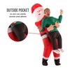 Morph MCPISA Inflatable Costume, Unisex, Santa Adults, One Size