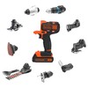 BLACK+DECKER Multievo Multi-tool Impact Driver Attachment, MTIM3-XJ