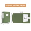 HUA JIE 2 Pack A4 Storage File Boxes Archives Case,65mm