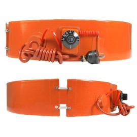 Metal Drum Heater, Bucket Heater for 55 Gallon Drums,Grease Keg Heater, Insulated Band Heater,800 Watt, 120 Volt (68in-55 Gallon(2 Pack))