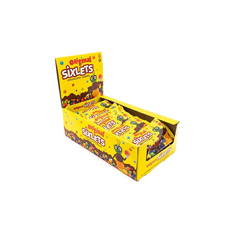 Original Sixlets Chocolate Candy Box - 1.75 Ounces - Pack