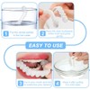 Teegxddy 4 Pairs Instant Veneers Dentures,Clip on Veneers Top and