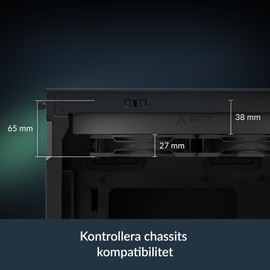 ARCTIC Liquid Freezer III Pro 280 A-RGB - AIO CPU Cooler, 2 x 140 mm Water Cooling, 38 mm Radiator, PWM Pump, VRM Fan, AMD AM5/AM4, Intel LGA1851/1770 Contact Frame - Black