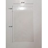 UNIQUEPACKING 100 Pcs 4 3/4 X 6 1/2 Clear A6