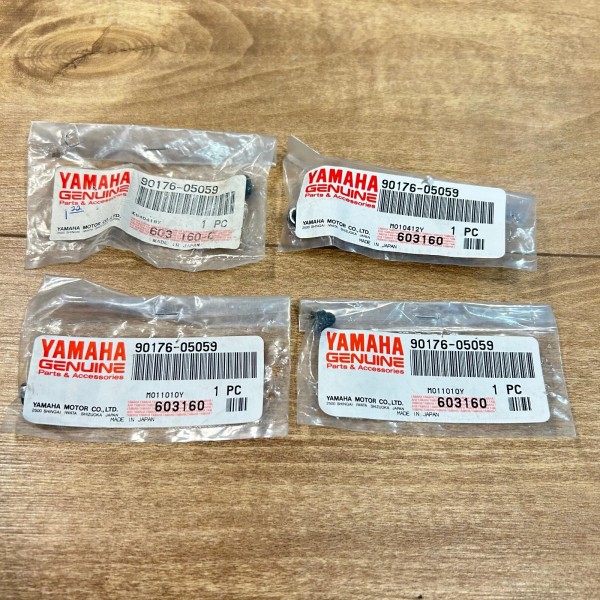 YAMAHA OEM NOS CROWN NUT QTY: 4 / 90176-05059 /
