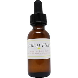 China Rain Scented Body Oil Fragrance [Glass Dropper Top - Yellow - 4 oz.] - ID#38222