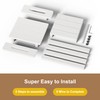 oridom HIPS Shower Benches for Inside Shower, Shower Stool with