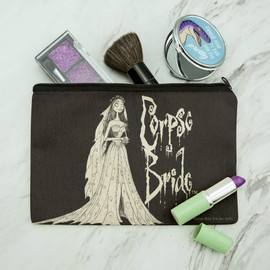 Corpse Bride Logo and Silhouette Makeup Cosmetic Bag Organizer Pouch