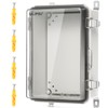 QILIPSU UL94-V0 Outdoor WiFi Enclosure 13.8"x9.9"x5.9" Waterproof Electrical Junction Box