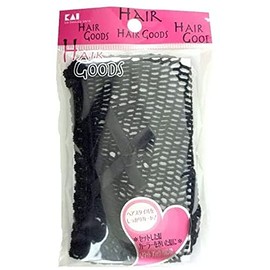 Kai HA3045 Hair Goods Hair Net Black (with Ribbon)