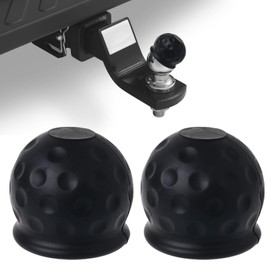 ZFRITP 2 Stück Abdeckkappen für Anhängerkupplung, Kugelabdeckung für Anhängerkupplung, Universal-Schutz für Anhängerkupplung, aus Gummi, für Anhängerkupplung