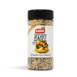 Badia Badia Everything Bagel Seasoning Blend, 5.5 oz - Sesame Seed, Poppy Seed, Garlic, Onion and Salt