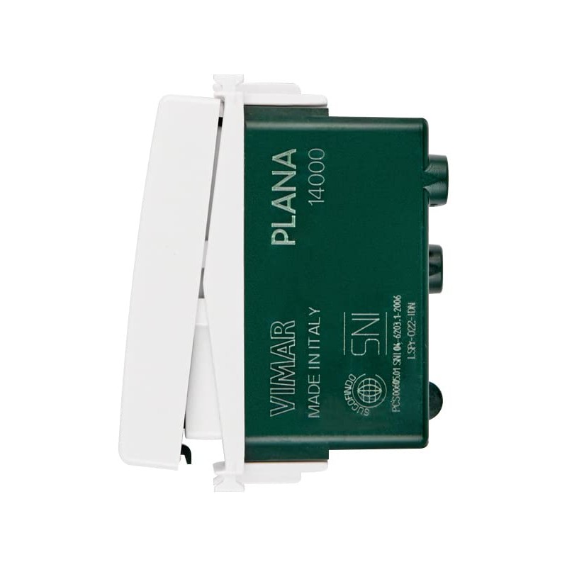 VIMAR Plana Series – Switch 1 Pole 10 AX White