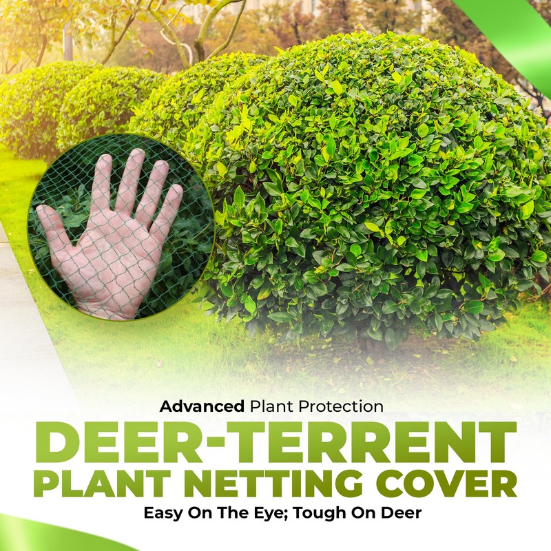 Deer-Terrent Deer Netting – Heavy Duty Bird Netting, Chicken Coop,