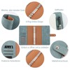 Ring Binder A5 Refillable, PU Leather Binder Notebook with 135