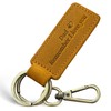 Bayrouth Dad Keychain - Remember I Love You Dad, Leather Keychain for Father from Daughter or Son