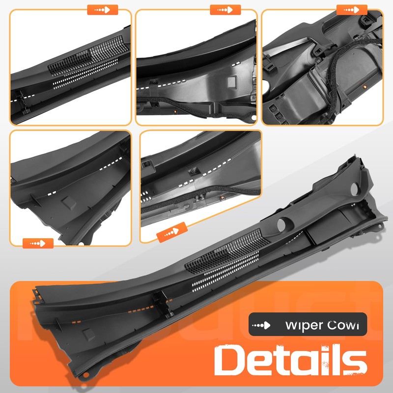 JMTAAT Windshield Wiper Cowl Panel Compatible with 2019-2023 Toyota Corolla