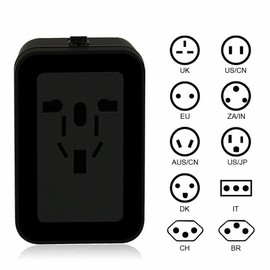 ele ELEOPTION Universal Travel Power Adapter All in One Worldwide Wall Charger AC Plug Adaptor for USA EU UK AUS