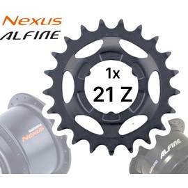 F26 Shimano Bicycle Nexus/Alfine Gear Hubs Wear Part Service Maintenance Replacement Hub Replacement Sprocket (Black 21 Teeth)
