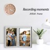 AVEAX Double 5x7 Picture Frame Hinged Folding Photo Frame with