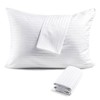 FAUNNA 600TC 100% Cotton Pillow Protectors, Queen Size (20x30), 4