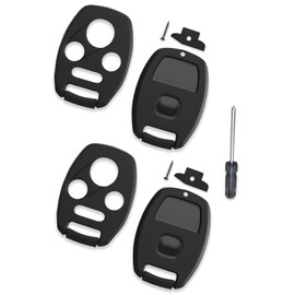 2Pcs Replacement Key Fob Shell Keyless Entry Remote fits Honda Accord 2012 2011 2010 2009 2008 2007 2006 2005 2004 2003 / Pilot/CR-V/Civic EX 2006-2013