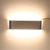 12W Modern Minimalist Aluminum LED Wall Lamp Bedside Hallway Bathroom