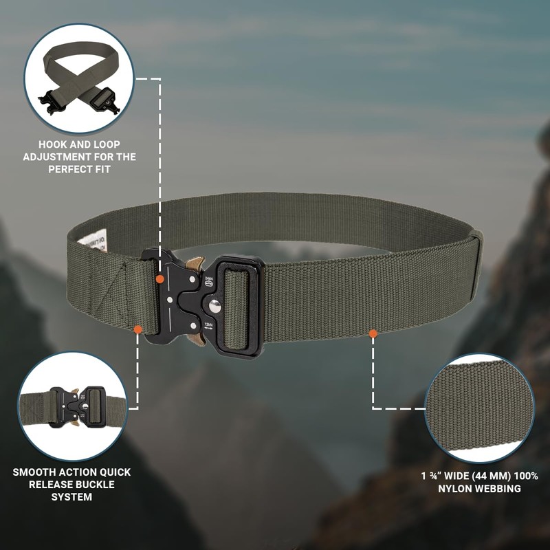 Propper Tactical Belt 1.75" Quick Release Buckle, Olive, X-Large