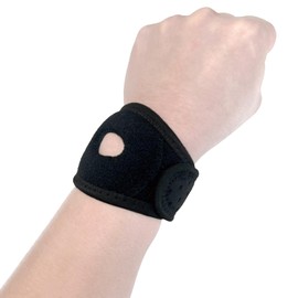 Ulnar Wrist Brace For TFCC Tears, TFCC Wrist Wrap with Soft Ring Pad for Ulnar Sided Wrist Pain, DRUJ Instability, Tendonitis, Strain, Wrist Band Support for Exercise, Sports, Fits Both Hand (S/M)