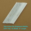 VASTOOLS Flat Soapstone Holder Set Pack of 12pcs, Mark White